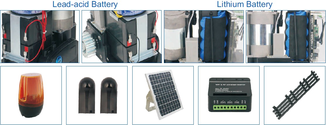 Durable Digital Menu Setting Control Automatic Sliding Gate Motor Heavy Duty 1000kg Sliding Gate Opener with Modern Design Style