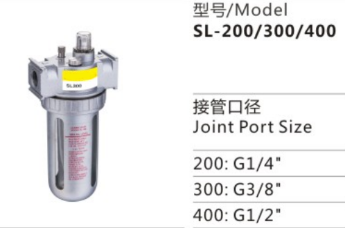 SFC Series SL-200/300/400 Air Source Treatment Unit Filter Pressure Regulator for Compressed Air System