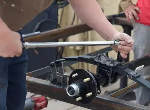 K23-438/439 12.25 X 4 7 Holes (Yellow Wire) Electric Trailer Brake