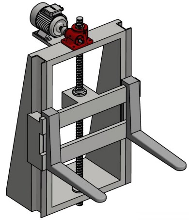PG20-P3-F3-T-C-X-1500 Flange End Worm Gear Screw Jack with High Ratio for Platform Solar Energy Panels Lifting ODM Customizable