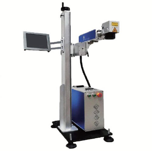 30W/50W/70W/100W Fiber Online Flying Laser Marker for Plastic Pipe Coding