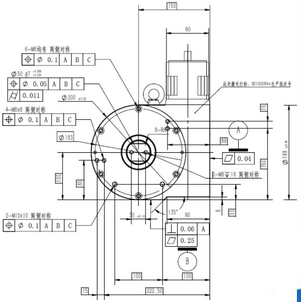 0.55KW 0.75KW 1.1KW 1.5KW 2.2KW 3KW 4KW 5.5KW 7.5KW Non Standard Reducer Worm Gearbox for Lifting Equipment