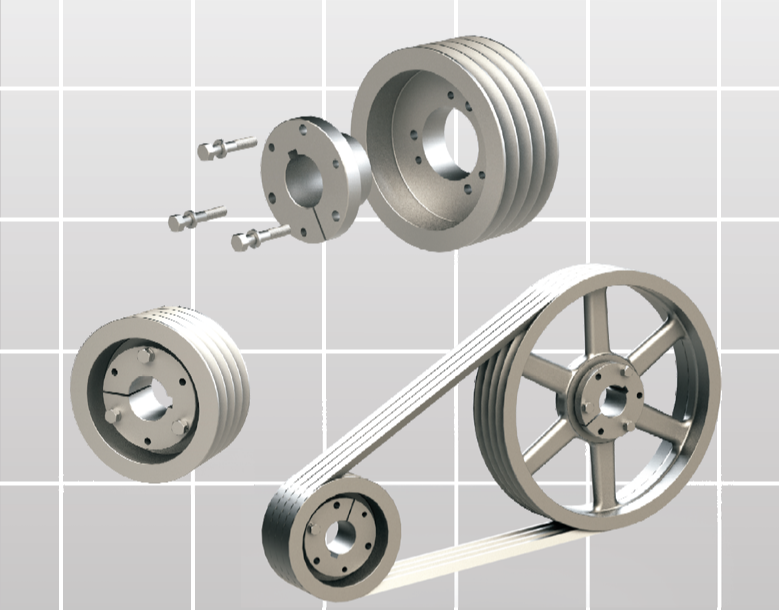 Customized Transmission All Size Type European/American Standard Sheave Wheel v Belt Timing Idler Casting Forging Gear Pulley