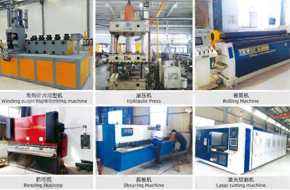 Industrial Large Diameter Screw Conveyor Auger Conveyor System for Cement Grain Sand Powder Bulk Material Transport Manufacturer