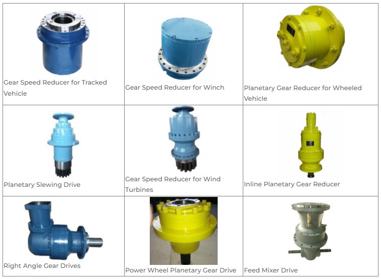 Brevini Riduttori Replacement Gearbox Track Drives Planetary Reducer Gearboxes