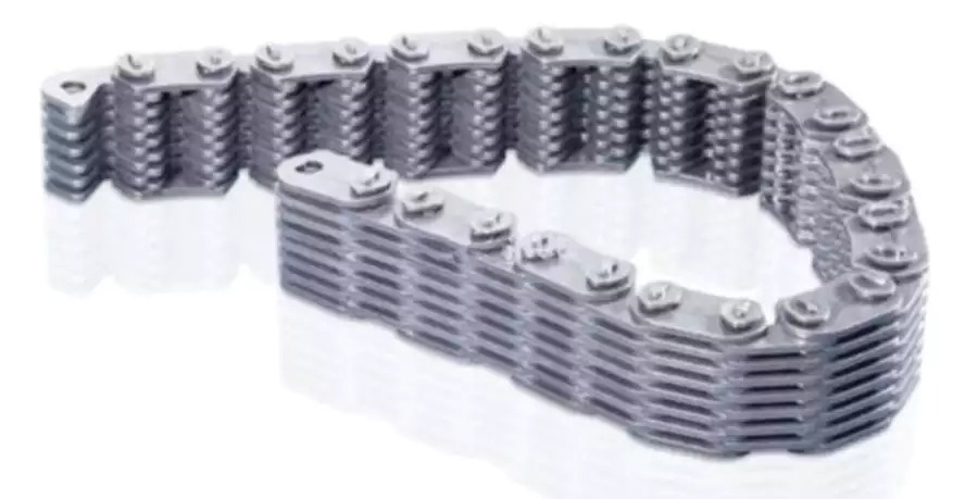 Conveyor Flank Contact Inverted Tooth Stainless Steel Silent Chain