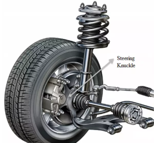700UTV-9 Steering Knuckle Kit for 400CC-700CC Beach Buggy Cast Steel Forged Front Left and Right