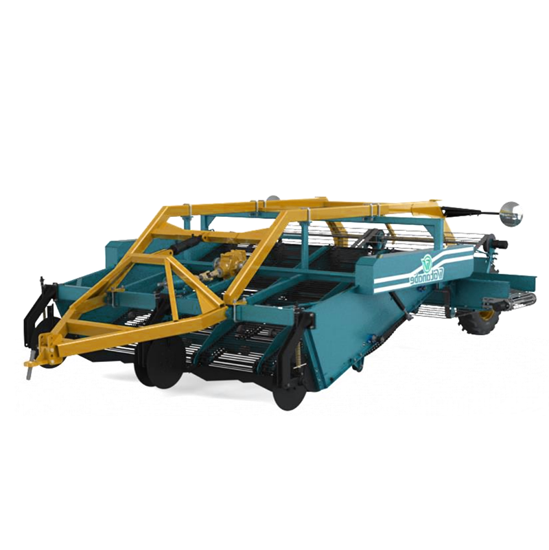 AWB-3200CAR 4 Rows 3000kg Agricultural Heavy Potato Harvester No Damage Trailed Potato Diggers for Carrots, Garlic or Onions