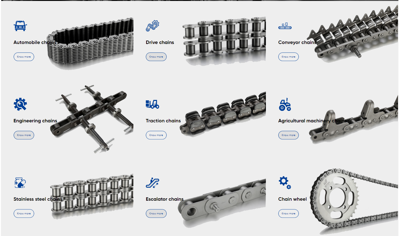 BL Series Stainless Steel Leaf Chain and Sprockets SSLH4046 SSBL2046 for Restaurant Industries