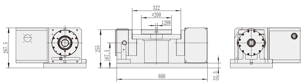 RTS-200 Cnc 5 Axis Machining Center Accessories for Numerical Control Machine