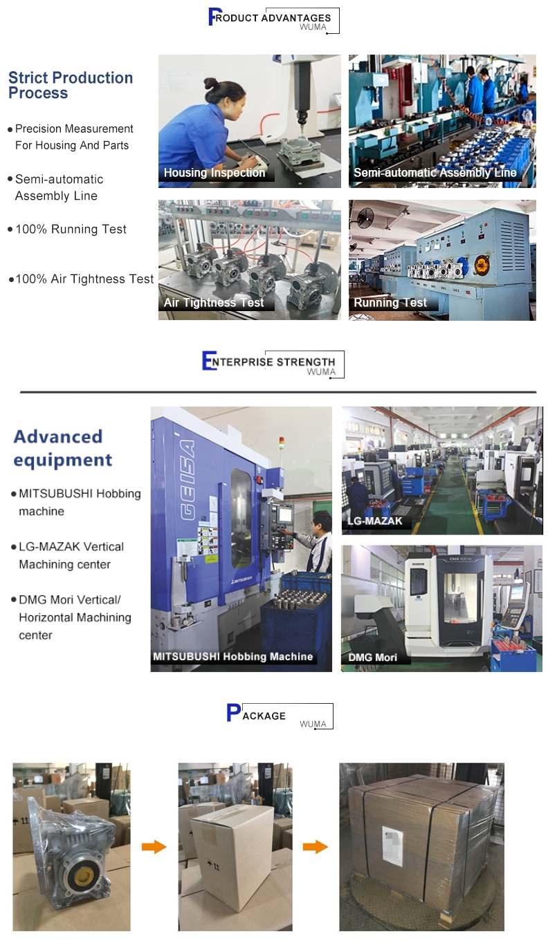 Rv Series Worm Gear & Worm Wheel and Worm Gearbox and Motor Reducer Replacement of Nmrv