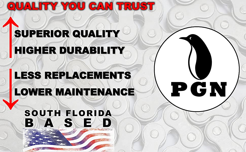 #35 Roller Chain Connecting Link - Carbon Steel Chains for Bycicles, Mini Bikes, Motorcycles, Home and Industrial Machinery