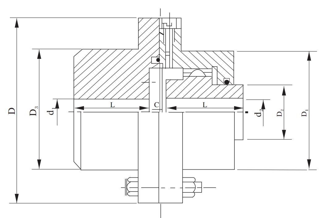 Factory Manufacture Various Gearbox Coupling Drum Gear Teeth  Grip Flexible Shaft Gear Coupling