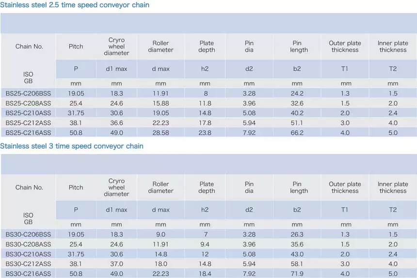 Stainless Steel Double Plus Chains (Accumulation Chain)