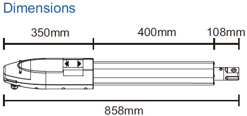 Lifelong Post Sales Service Swing Gate Opener Automation System 350kg Sliding Gate Motor Swing Gate Opener