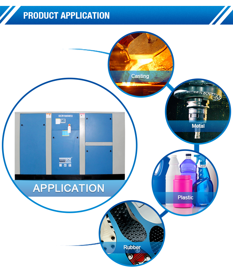 Chinese Large Power Direct Driven Screw Air Compressor (SCR300I Series)