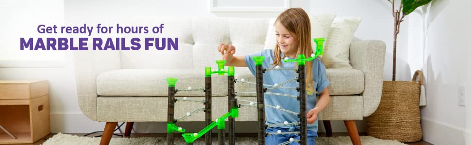 Automatic Chain Lift: Marble Run Playset Accessory, Requires 2 AA Batteries (Not Included), Moves Marbles Around Any Marble Run