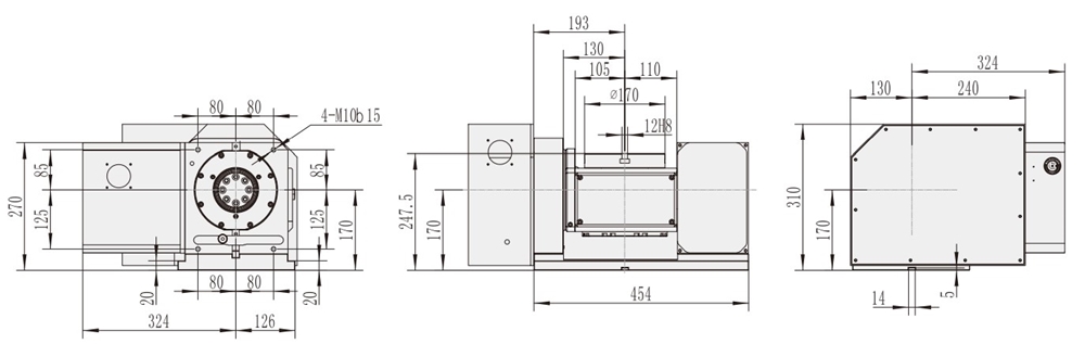 WT-S170 Guaranteed Quality Small Metal Vertical Cnc 5 Axis Machining Center Accessories