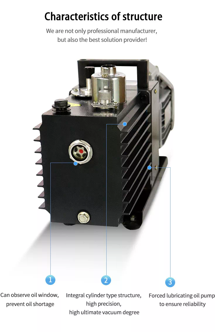 Professional 2xz-2 Series Two-stage Low Noise Rotary Vane Vacuum Pump with Low Price