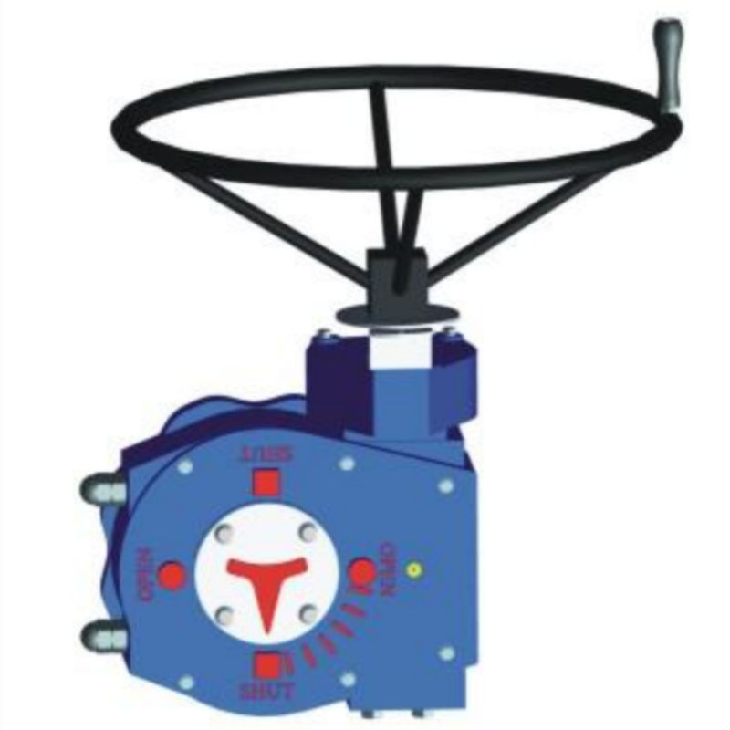 Professional Electric Hydraulic Worm Gear Unit Ball Plug Valve Operator Actuator Gearbox for Wholesales