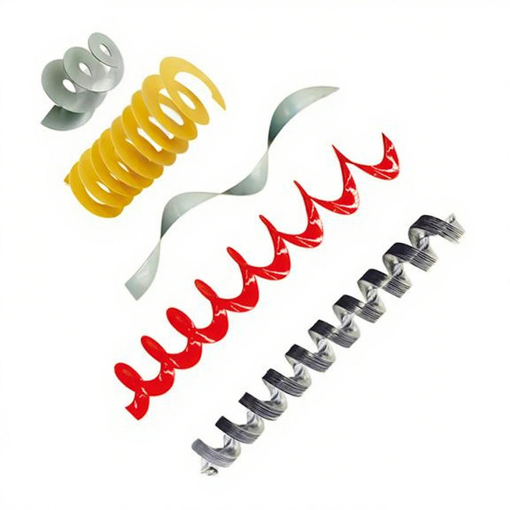 Screw Conveyor Auger Flight Knife Drilling Continuous Cold Rolled Blades for Agricultural Mining Waste Processing Equipment