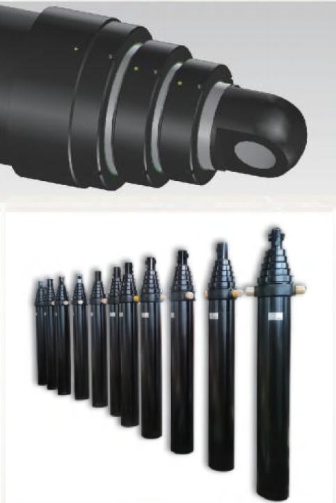 Double Acting Cheap Double Acting Dump Truck Cylinder Front-End Telescopic Hydraulic Cylinder