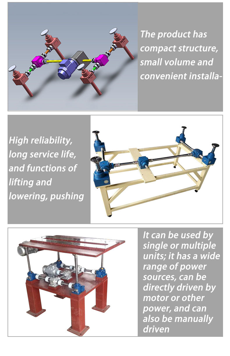 Low Price  Manual Screw Jack for Mining Metallurgy and Other Fields