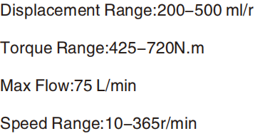China Professional BMH Series 10-365r/min Orbital Hydraulic Motor With Spool Valve for Sale