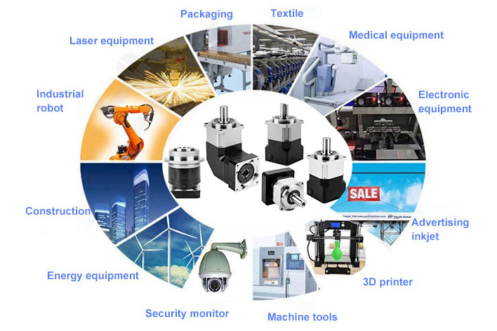 BADR Series Planetary Gear Reducer Gearbox Low Noise Low Backlash High Precision Made of Cast Iron