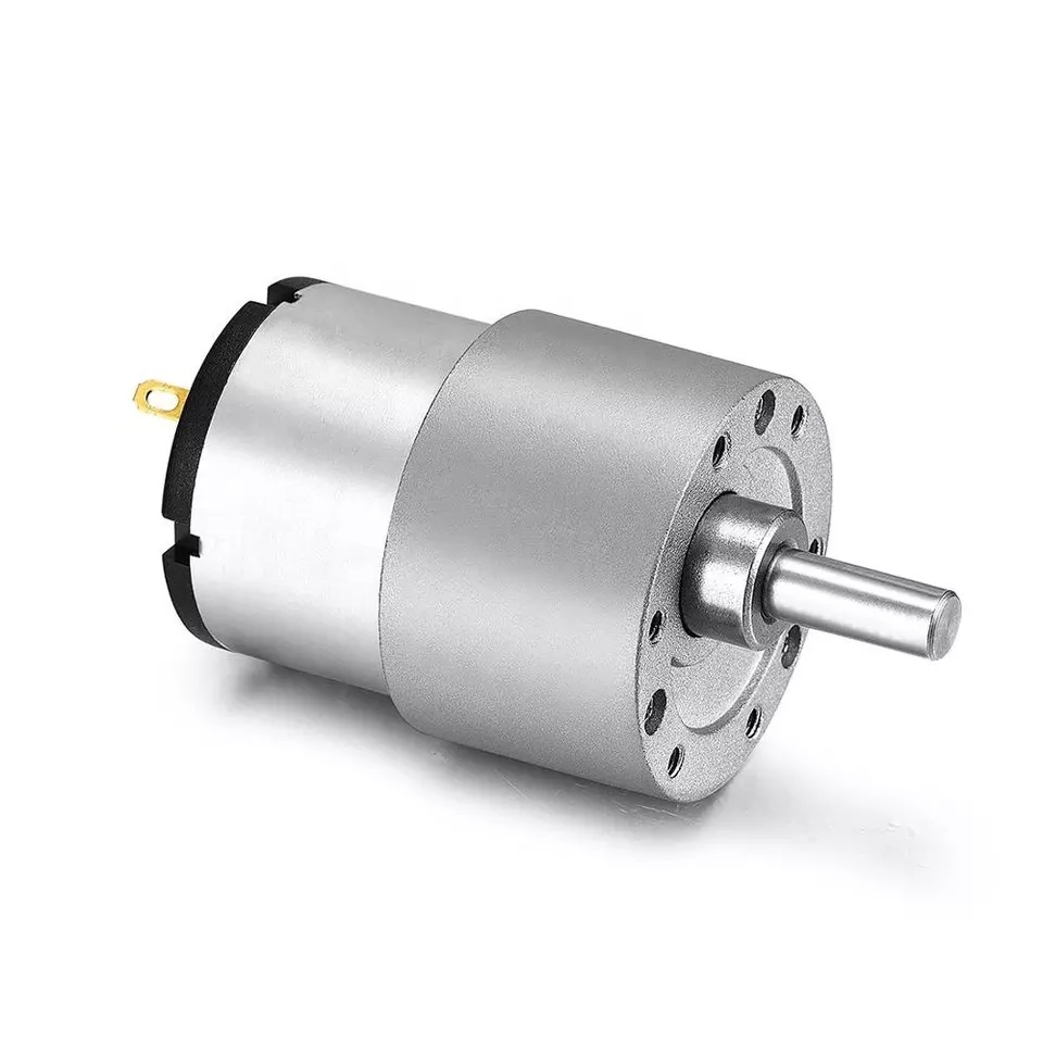 Widely Useful 37mm Diameter High Torque 12v 24v 6v Electric High Rpm High Torque Dc Gear Motor for Robot Price Dc Geared Motor