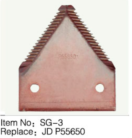 SG-3 Knife Section Replacement of Agricultural Combine Harvester JD P55650
