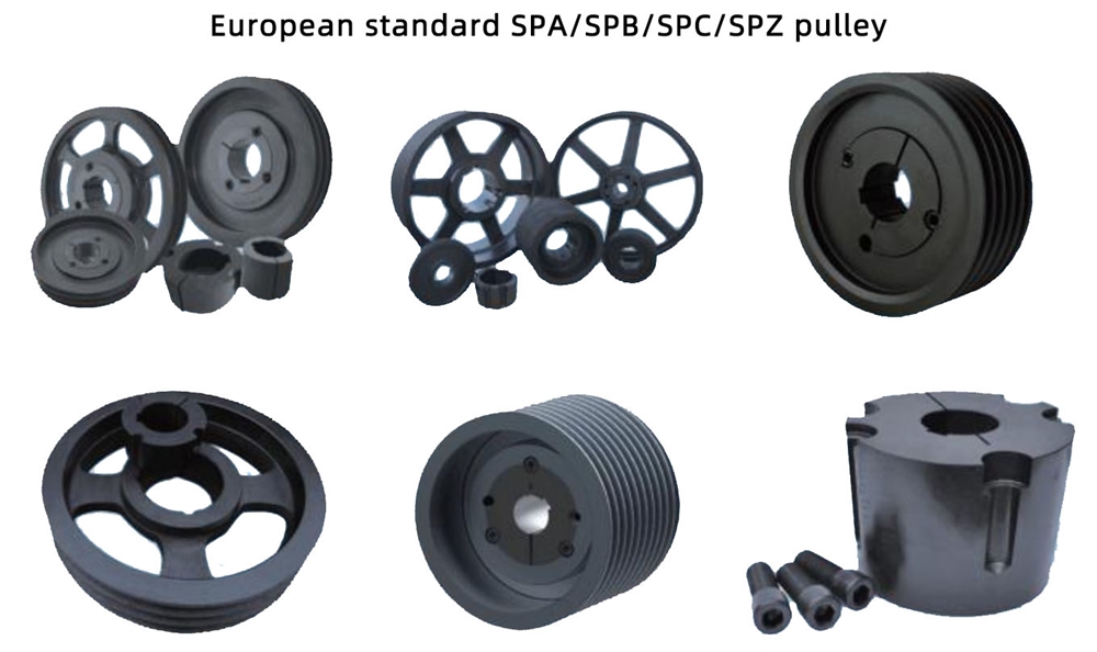 1/6 Customized Din 111 CNC Machining Aluminum Stainless Steel Flat Belt Pulleys Made in China