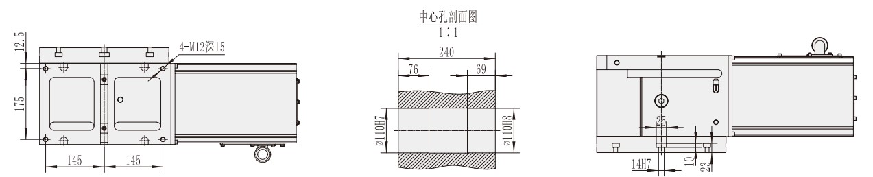 WT-320 Machine CNC Milling Machining Center Accessories CNC Turntable Rotary Table