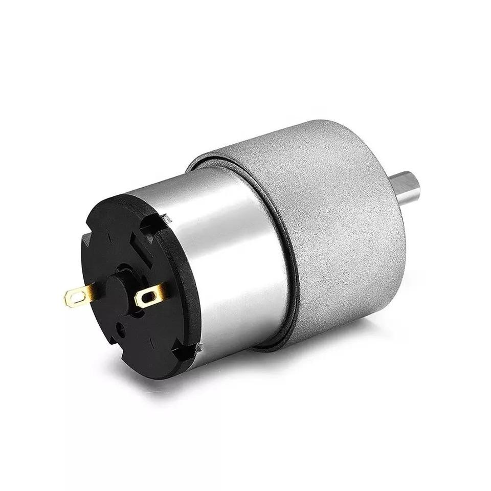 Widely Useful 37mm Diameter High Torque 12v 24v 6v Electric High Rpm High Torque Dc Gear Motor for Robot Price Dc Geared Motor